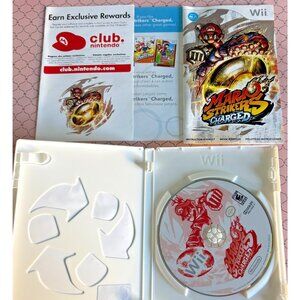 Mario Strikers Charged (Nintendo Wii, 2007) CIB Complete Tested Soccer Game